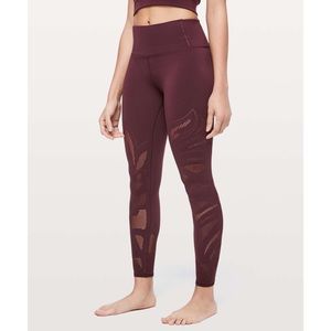 lululemon athletica Burgundy Leggings